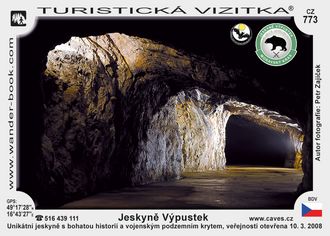 Turistická vizitka - Jeskyně Výpustek