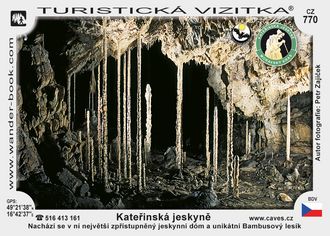 Turistická vizitka - Kateřinská jeskyně
