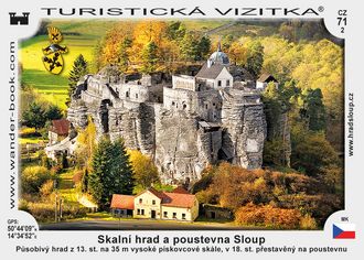 Turistická vizitka - Skalní hrad Sloup