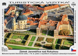 Turistická vizitka - Zámek Jaroměřice nad Rokytnou