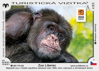 Turistická vizitka - Zoologická zahrada Liberec